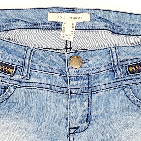 🔹️B L U E Life In Progress low rise skinny jeans - Picture 10 of 14